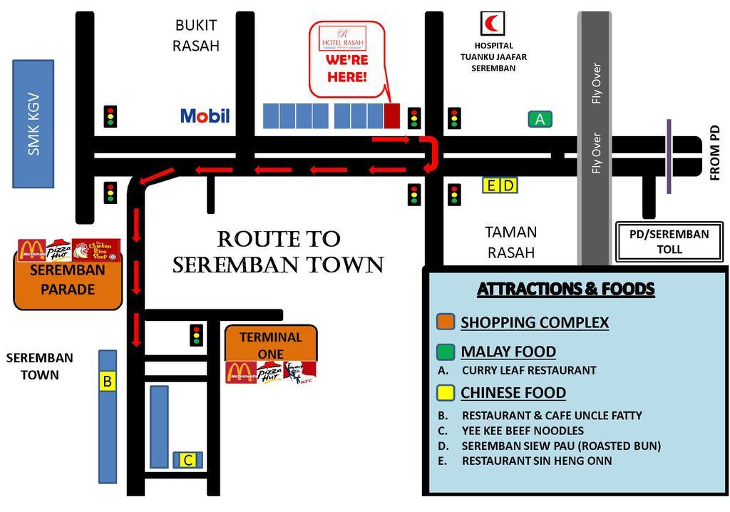 Hotel Rasah Seremban Exterior foto